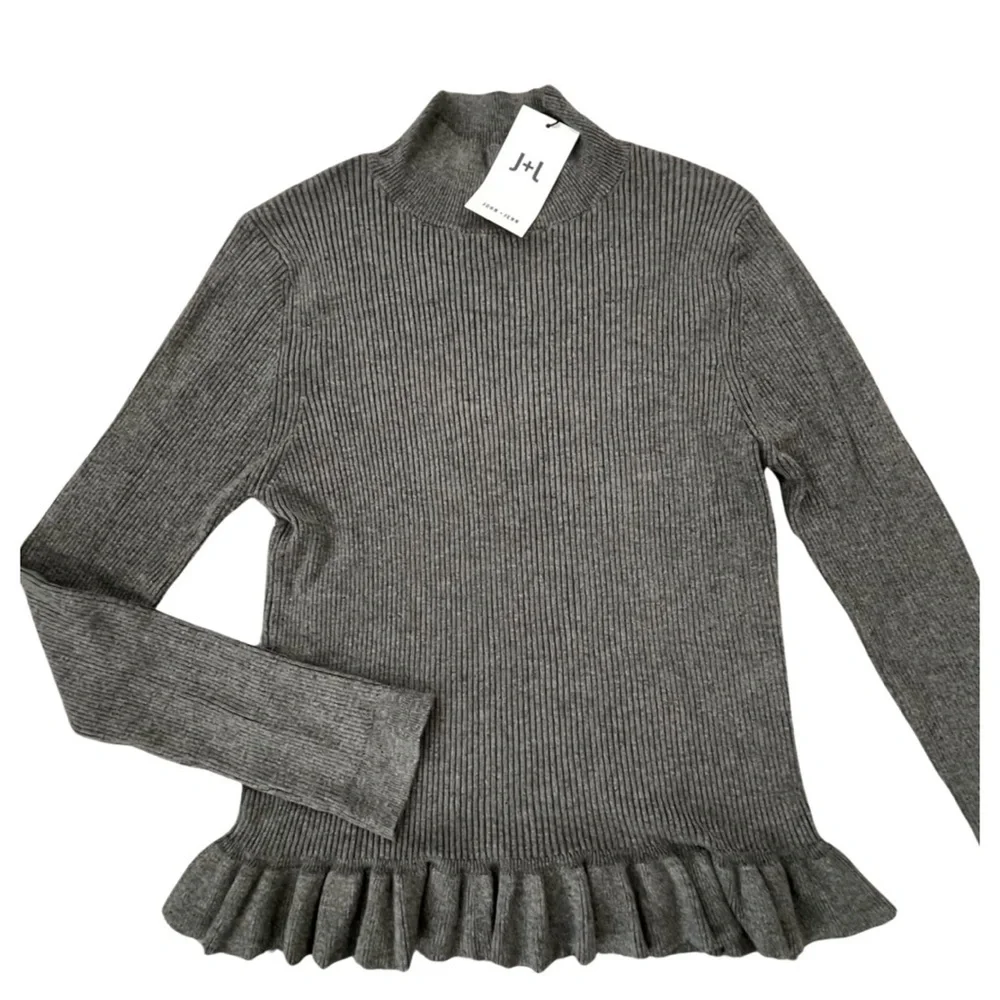 John+Jenn Women Soft and Stretchy Turtleneck Sweater - Picture 1 of 7